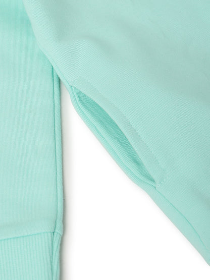 Boys Blue Printed Sweatshirt