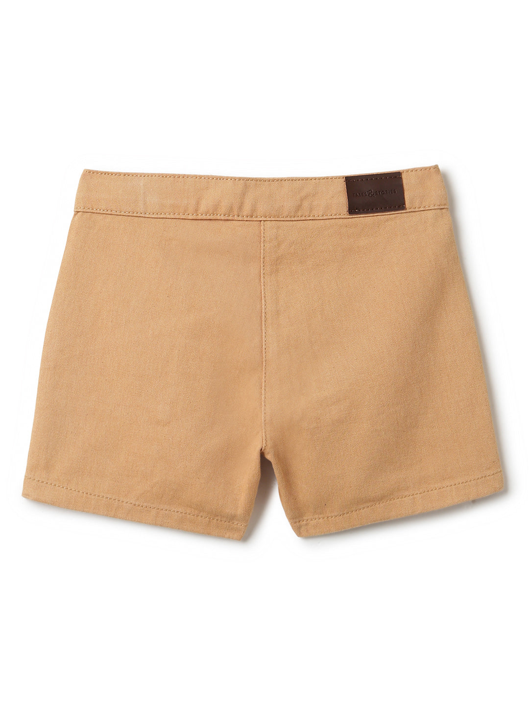 Girls Mustard Cotton Solid Co-ords Set