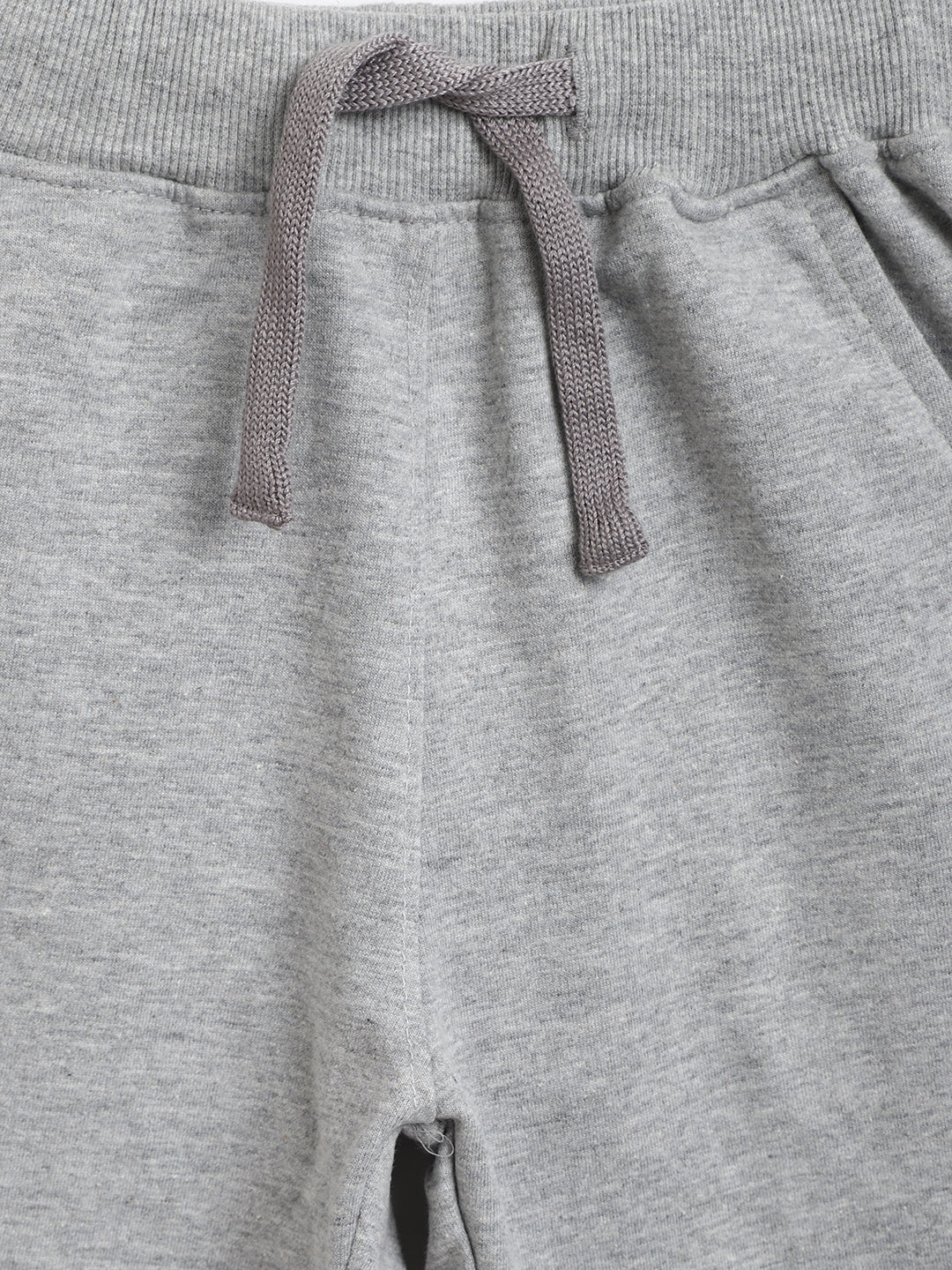 Boys Cotton Light Grey Joggers