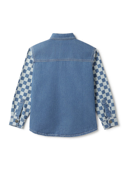 Boys Blue Denim Shacket