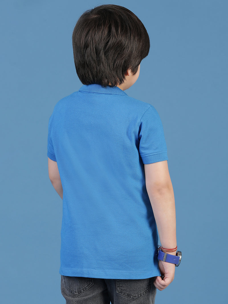 Boys Blue Polo T-Shirt