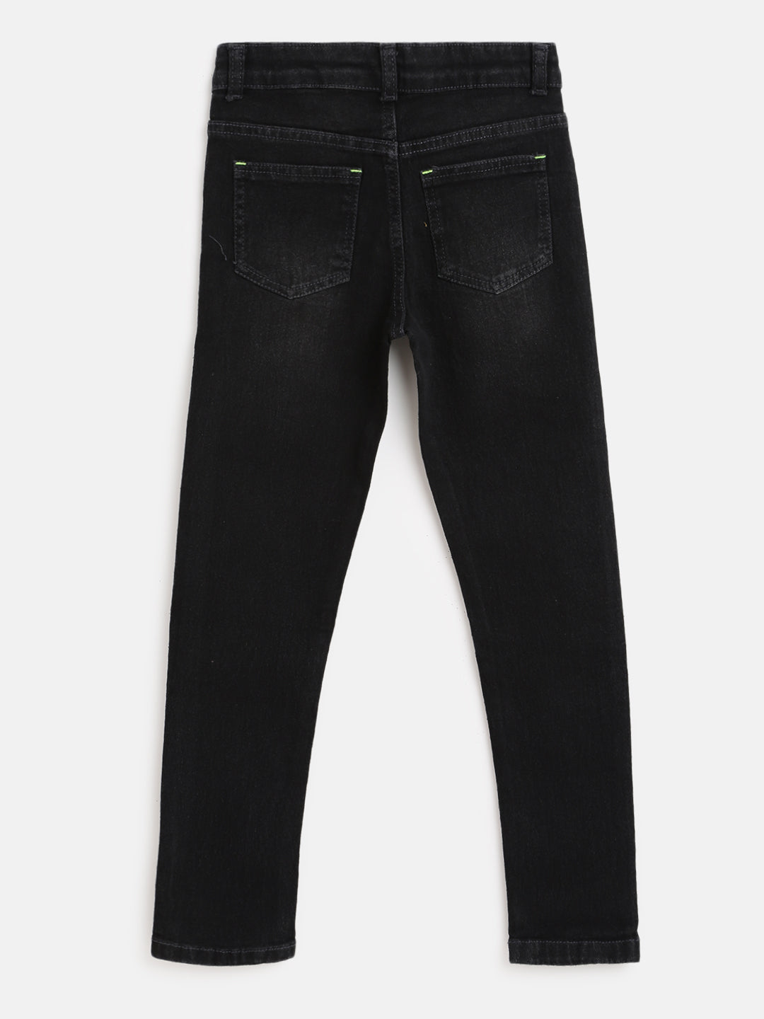 Boys Blue & Black Denim Slim Fit Stretchable Jeans (Pack of 2)