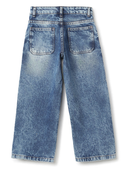 Boys Blue Denim Dad Fit Jeans