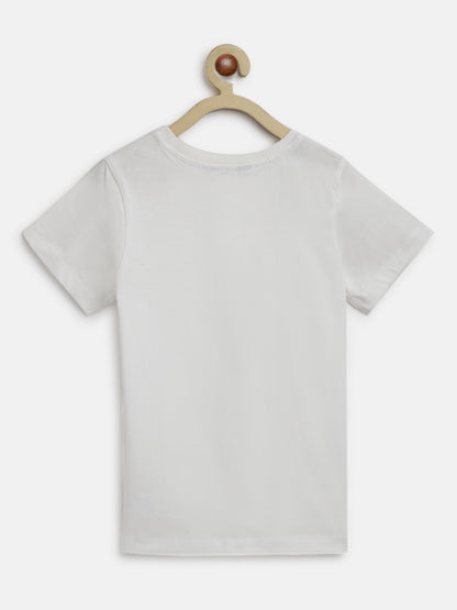 Boys White T-Shirts and Blue Bermuda Short Clothing Set