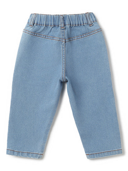 Boys Light Blue Denim Slim Fit Jeans