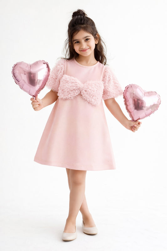 Peach Dress with Jacket