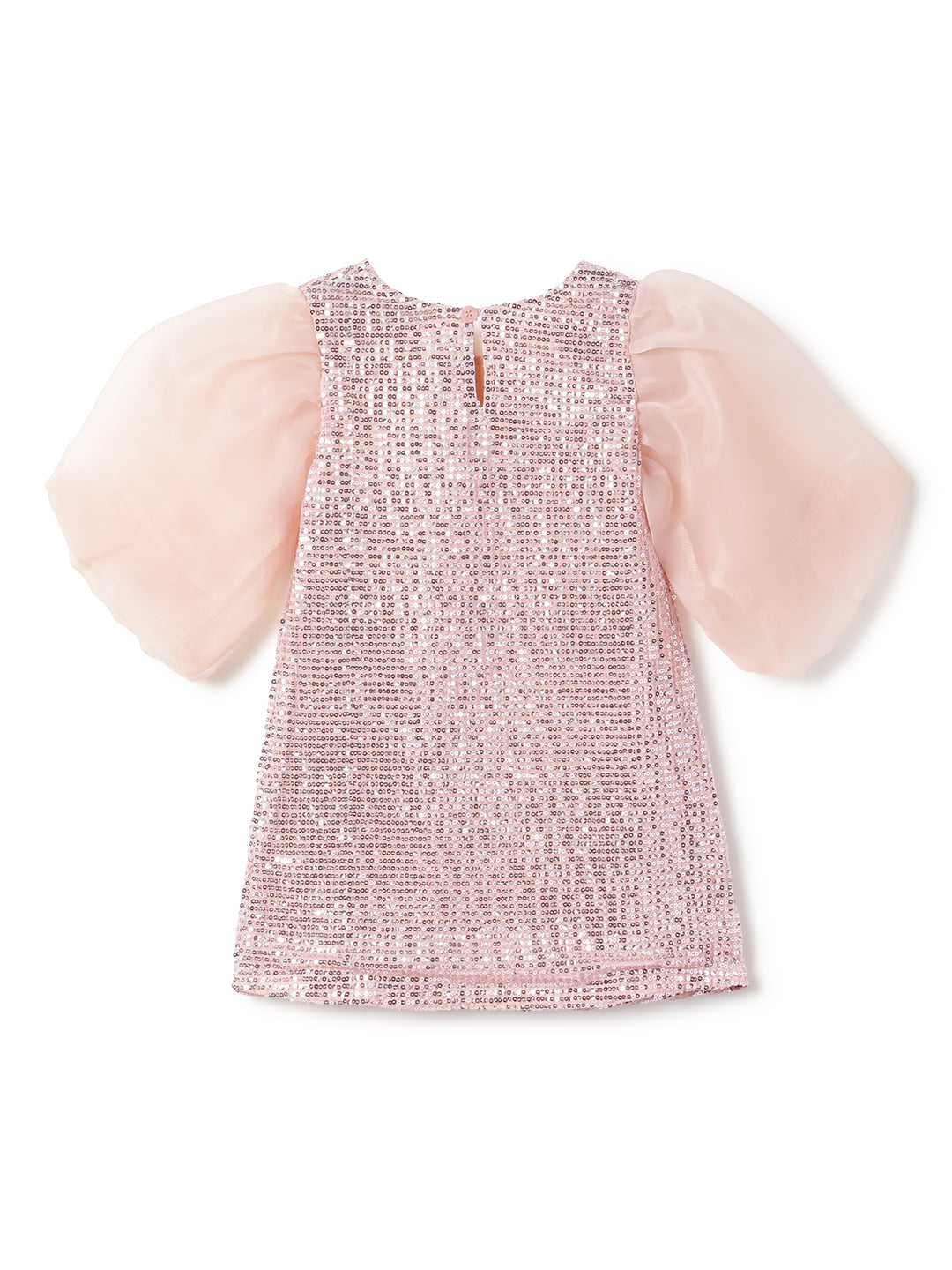 Peach Sequins Dress