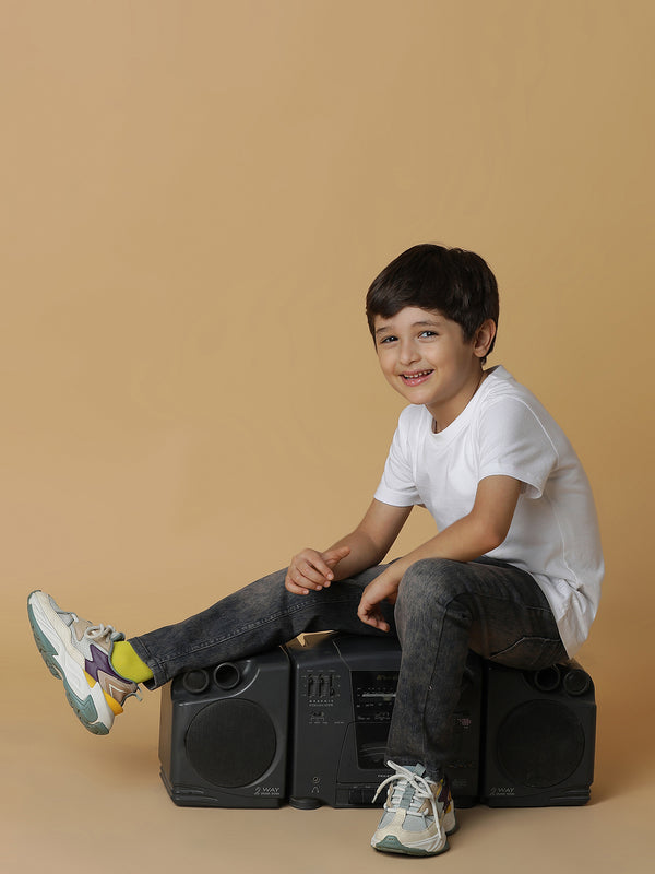 Boys Blue Slim Fit Denim Jeans