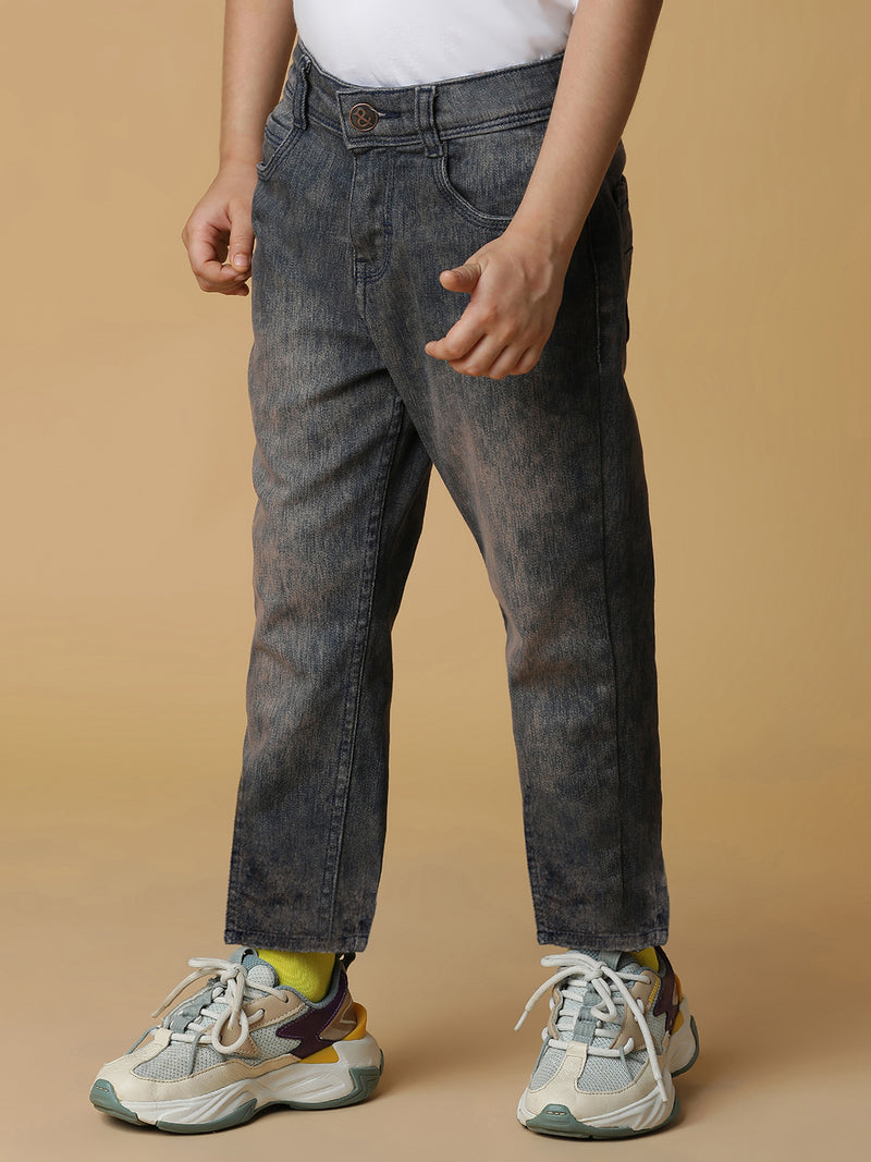 Boys Blue Slim Fit Denim Jeans