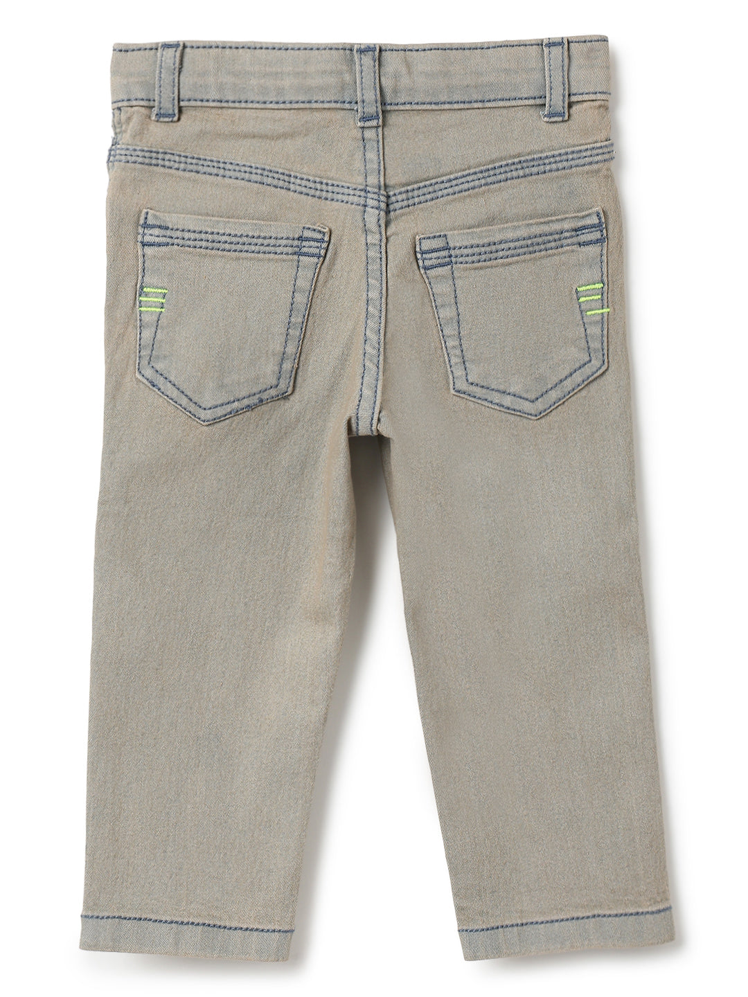 Boys Khaki Tint Lycra Slim fit Jeans
