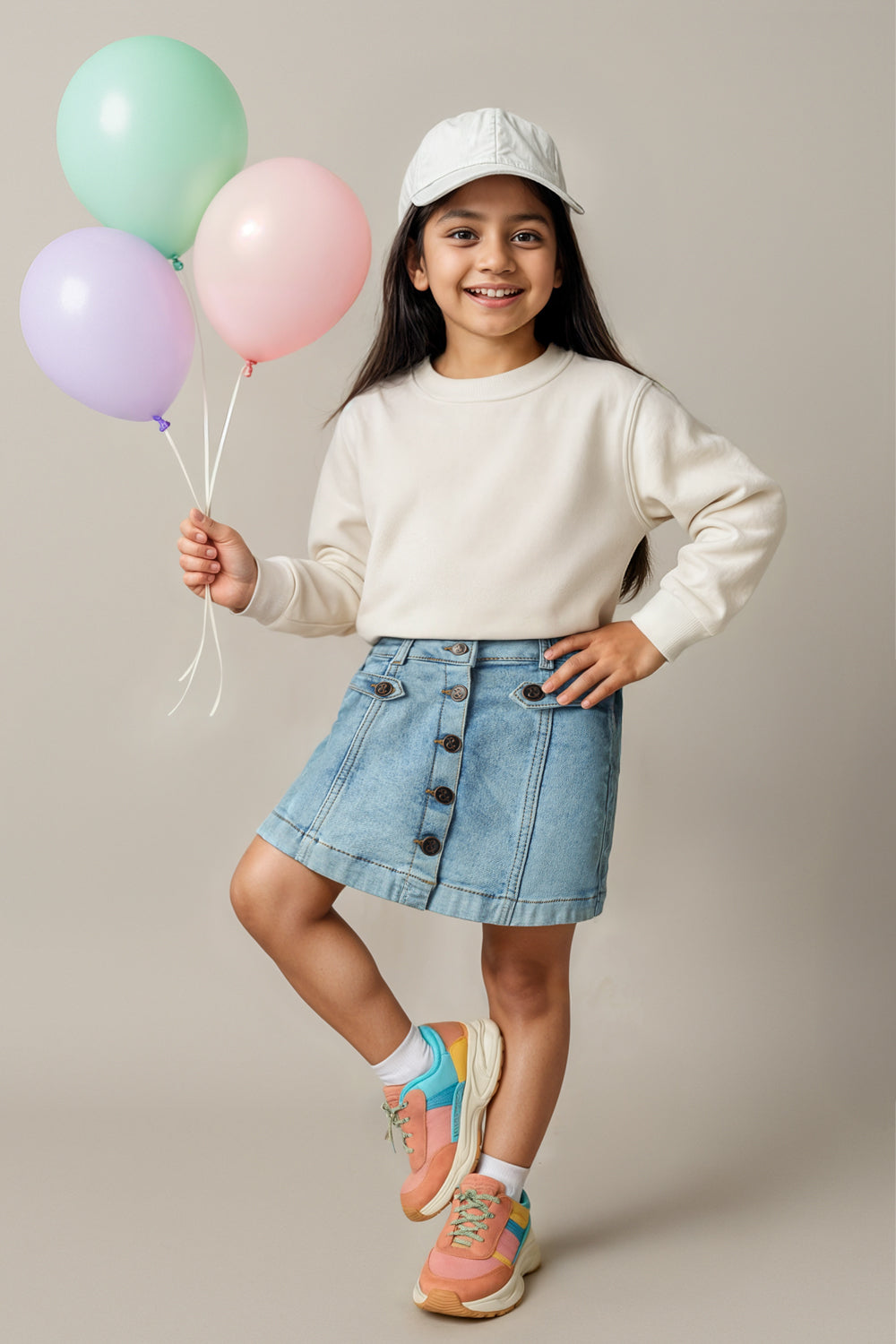 Girls Blue Skirt