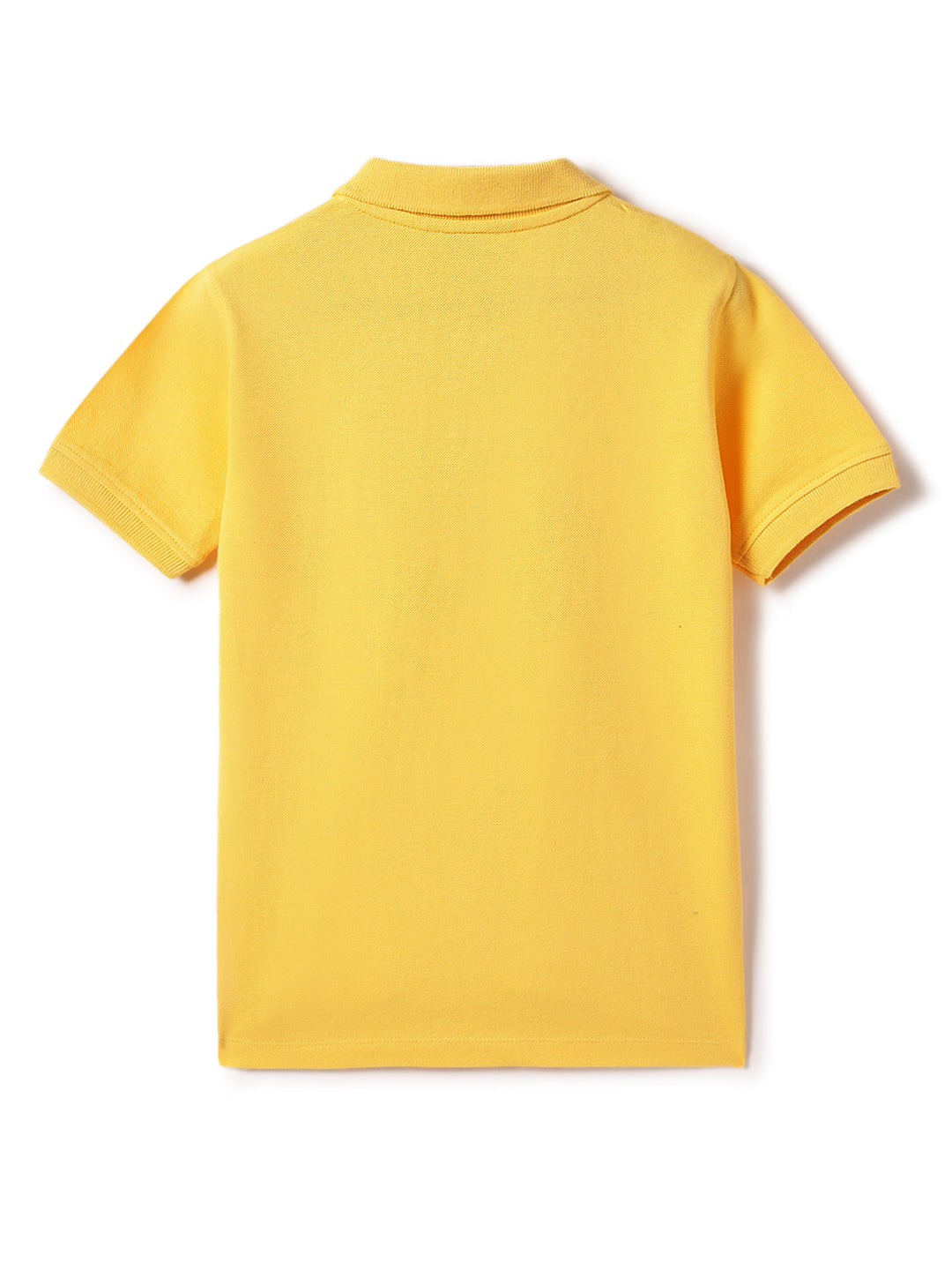 Boys Yellow Cotton T-Shirt