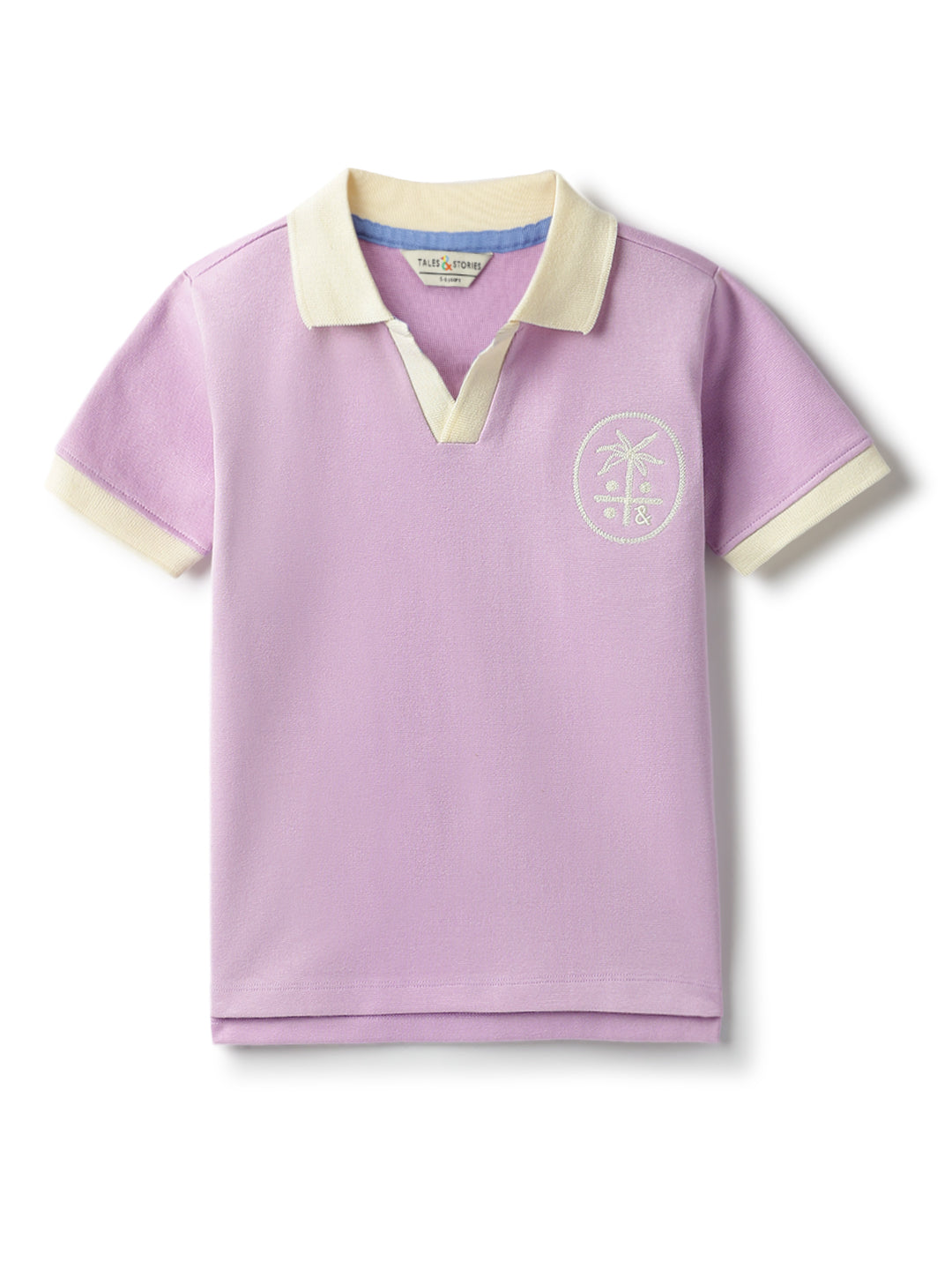 Boys Purple Lycra T-Shirt