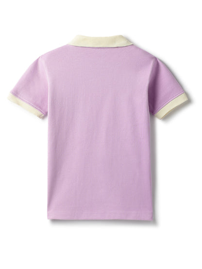 Boys Purple Lycra T-Shirt