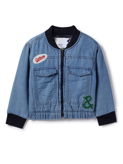 Unisex Blue Puffer Jacket