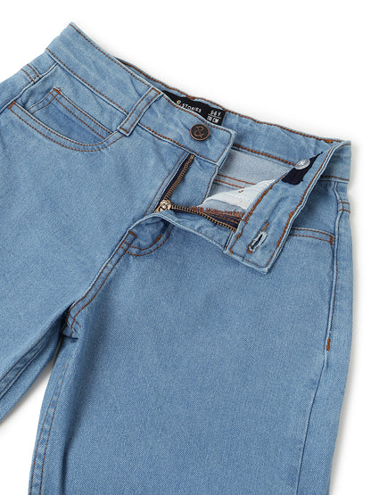 Boys Light Blue Baggy Fit Denim Jeans
