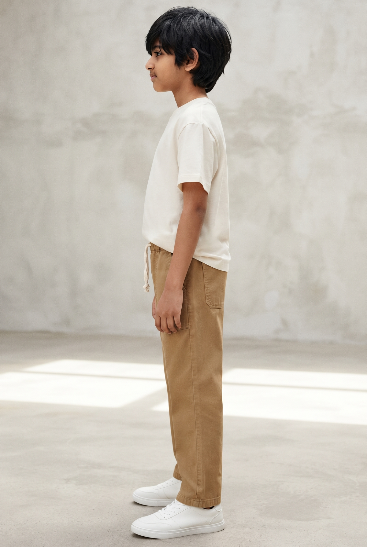 Boys & Girls Unisex Cotton Khaki Parachute Pant