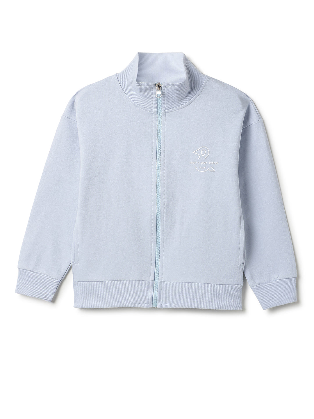 Unisex Blue Fleece Oversized Co-ord Set