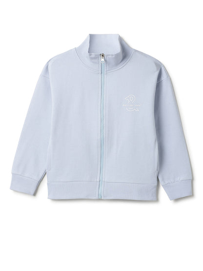 Unisex Blue Fleece Oversized Co-ord Set