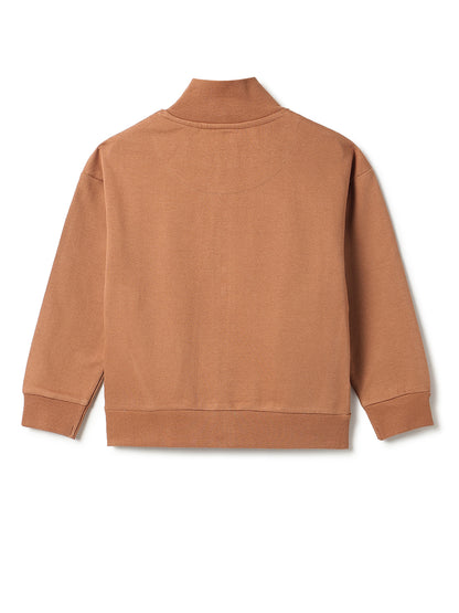 Unisex Brown Fleece Oversized Co-ord Set