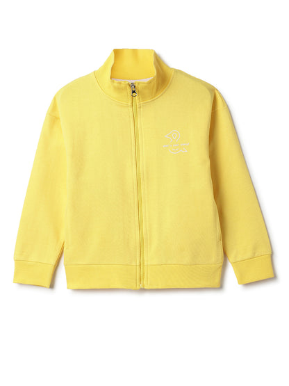 Unisex Yellow Fleece Oversized Co-ord Set