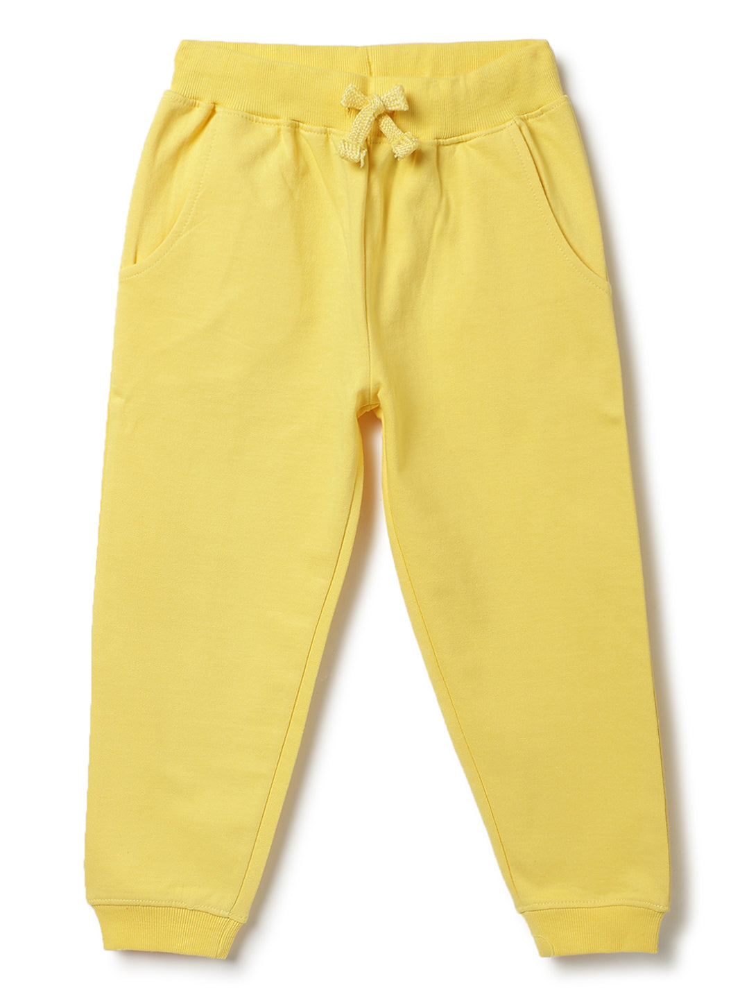 Unisex Yellow Fleece Oversized Co-ord Set