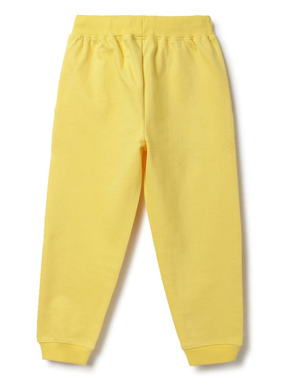 Unisex Yellow Fleece Oversized Co-ord Set
