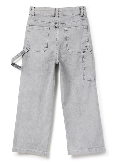 Boys Grey Denim Carpenter Fit Jeans