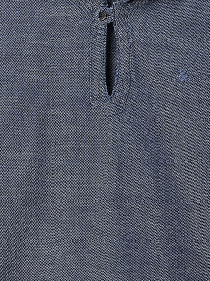 Boys Grey Hooded Casual Shirt