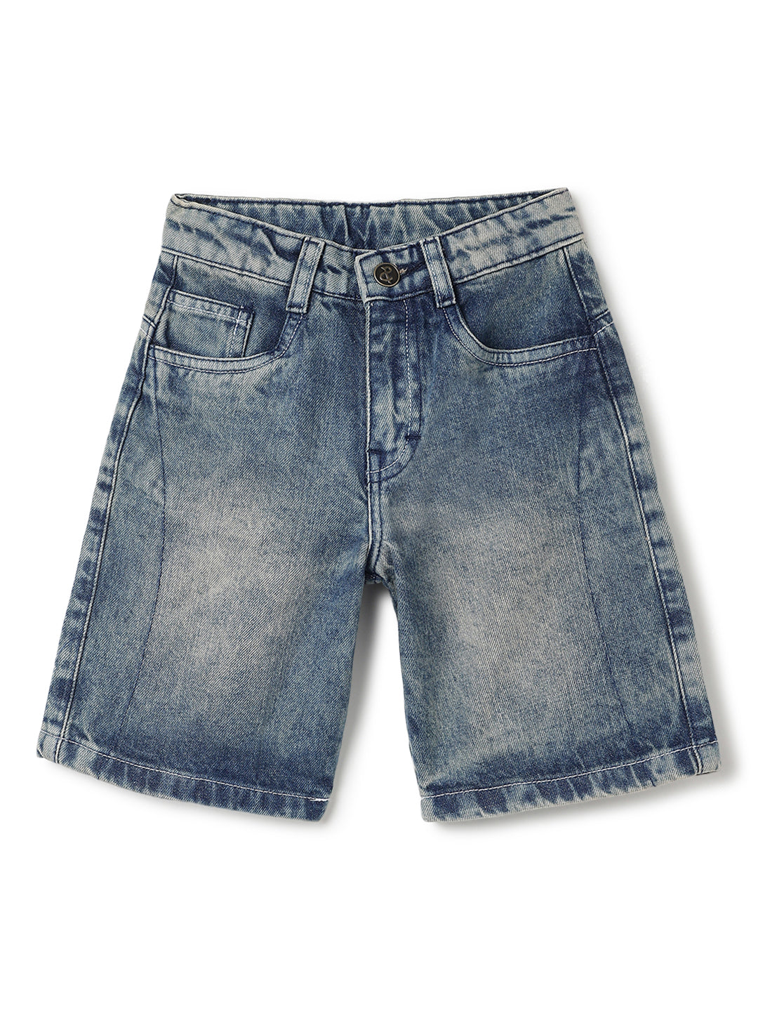Boys Blue Denim Bermuda Shorts