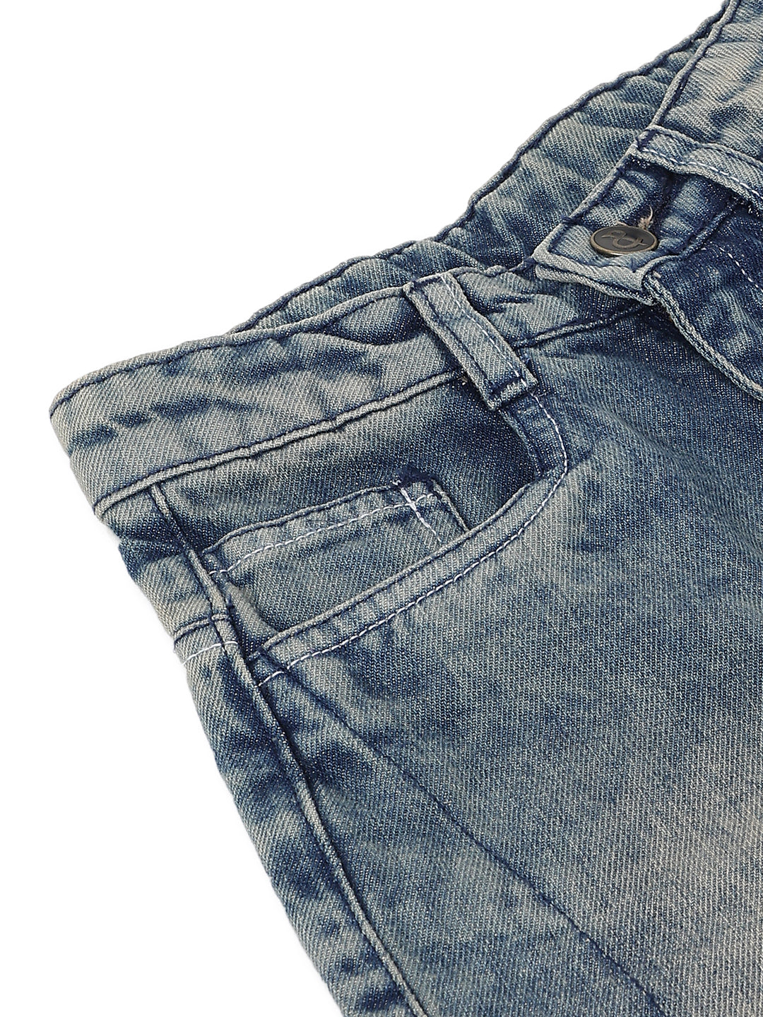 Boys Blue Denim Bermuda Shorts
