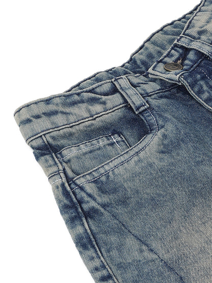 Boys Blue Denim Bermuda Shorts