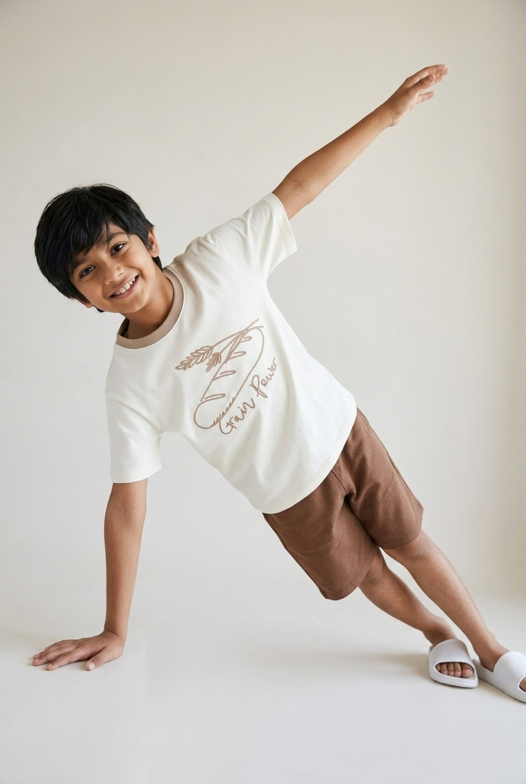 Boys Off White Oversized Fit T-Shirt