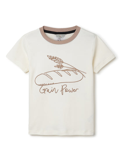 Boys Off White Oversized Fit T-Shirt