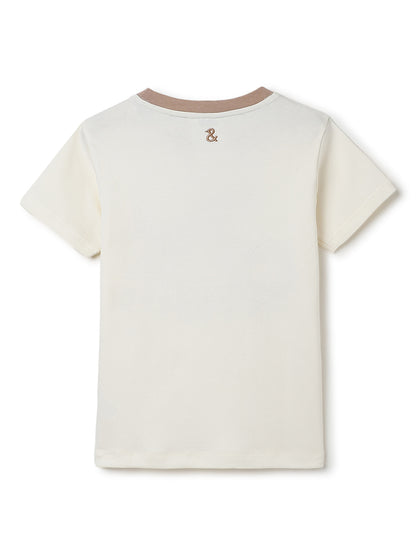 Boys Off White Oversized Fit T-Shirt