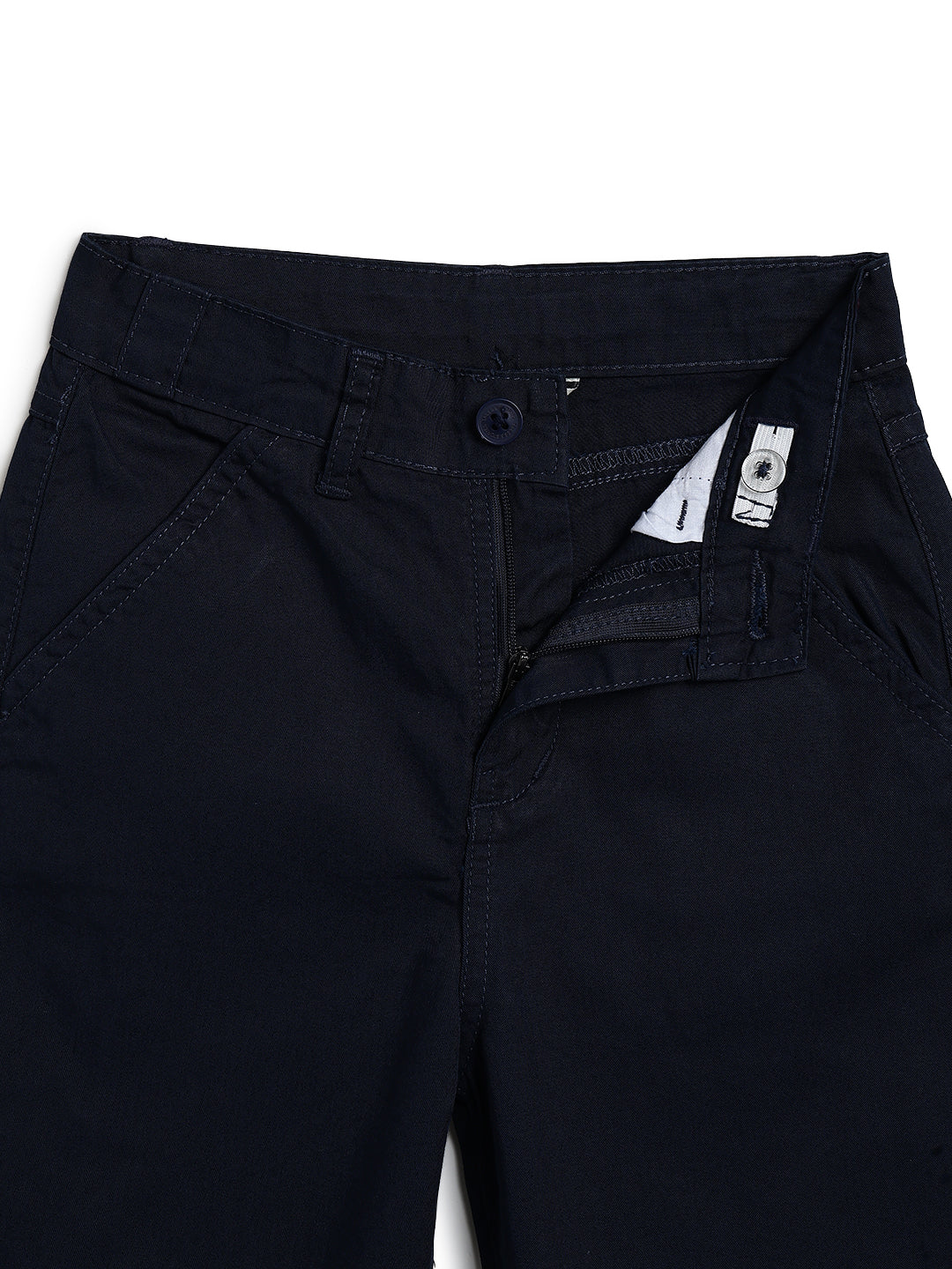 Boys Cotton Twill Navy Blue Carpenter Fit Trouser