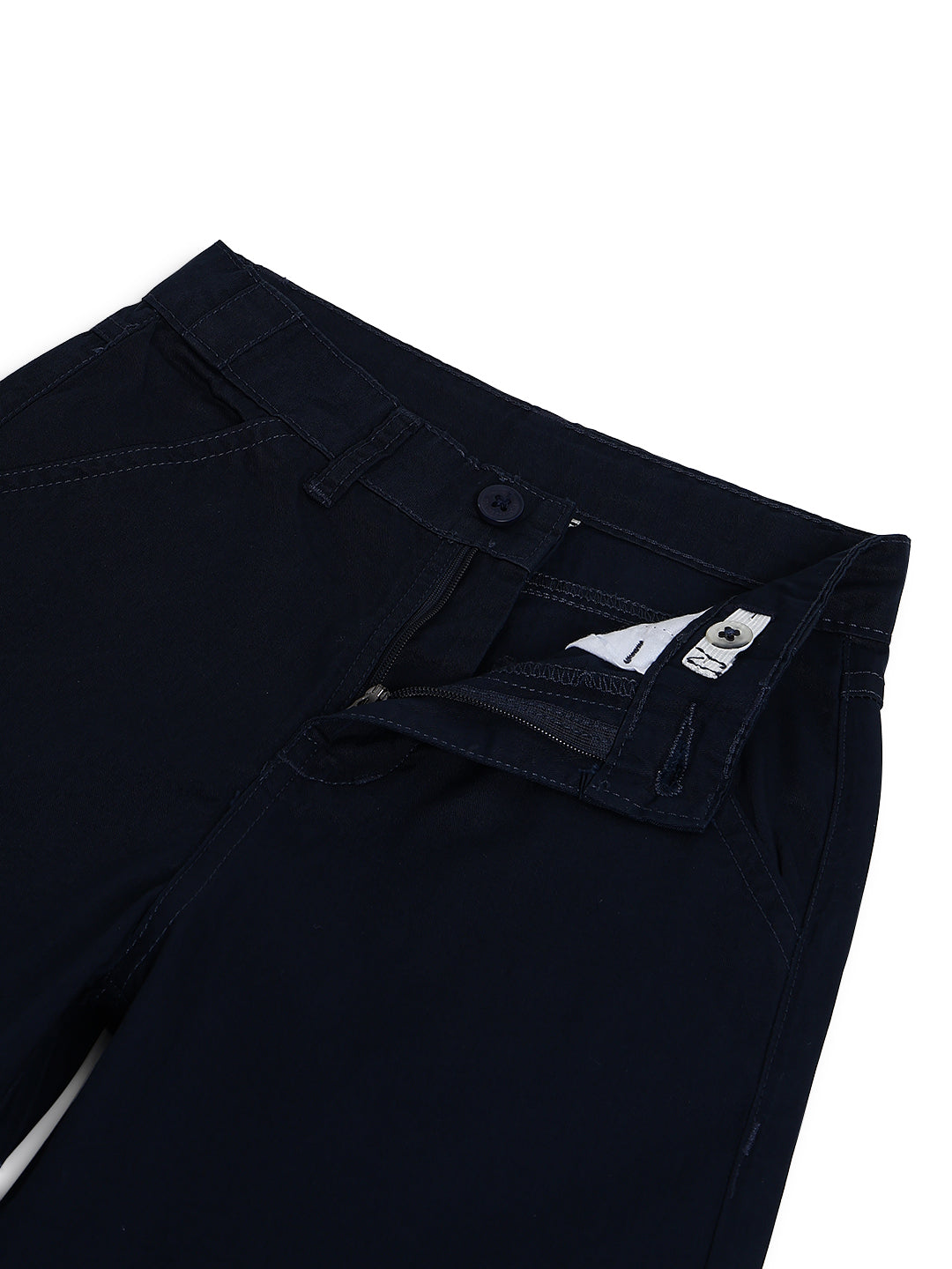 Boys Cotton Twill Navy Blue Carpenter Fit Trouser