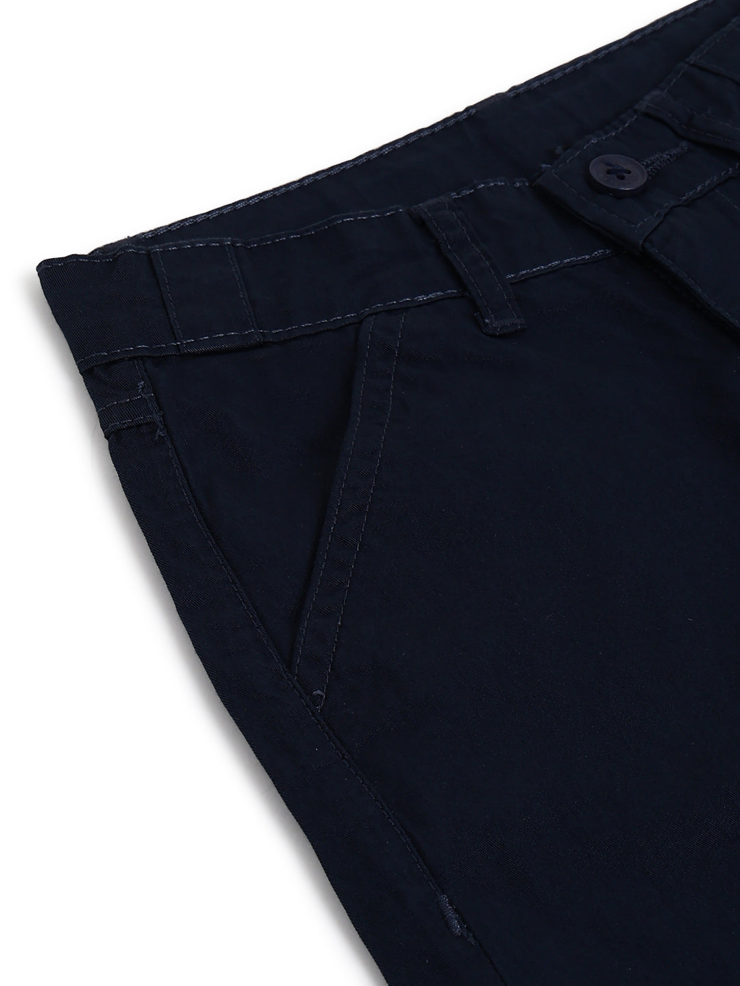 Boys Cotton Twill Navy Blue Carpenter Fit Trouser