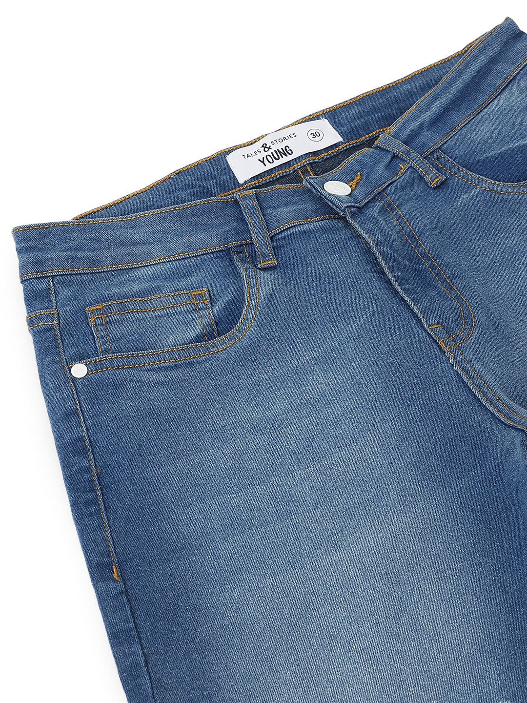 Women Denim Lycra Blue Washed Jeans