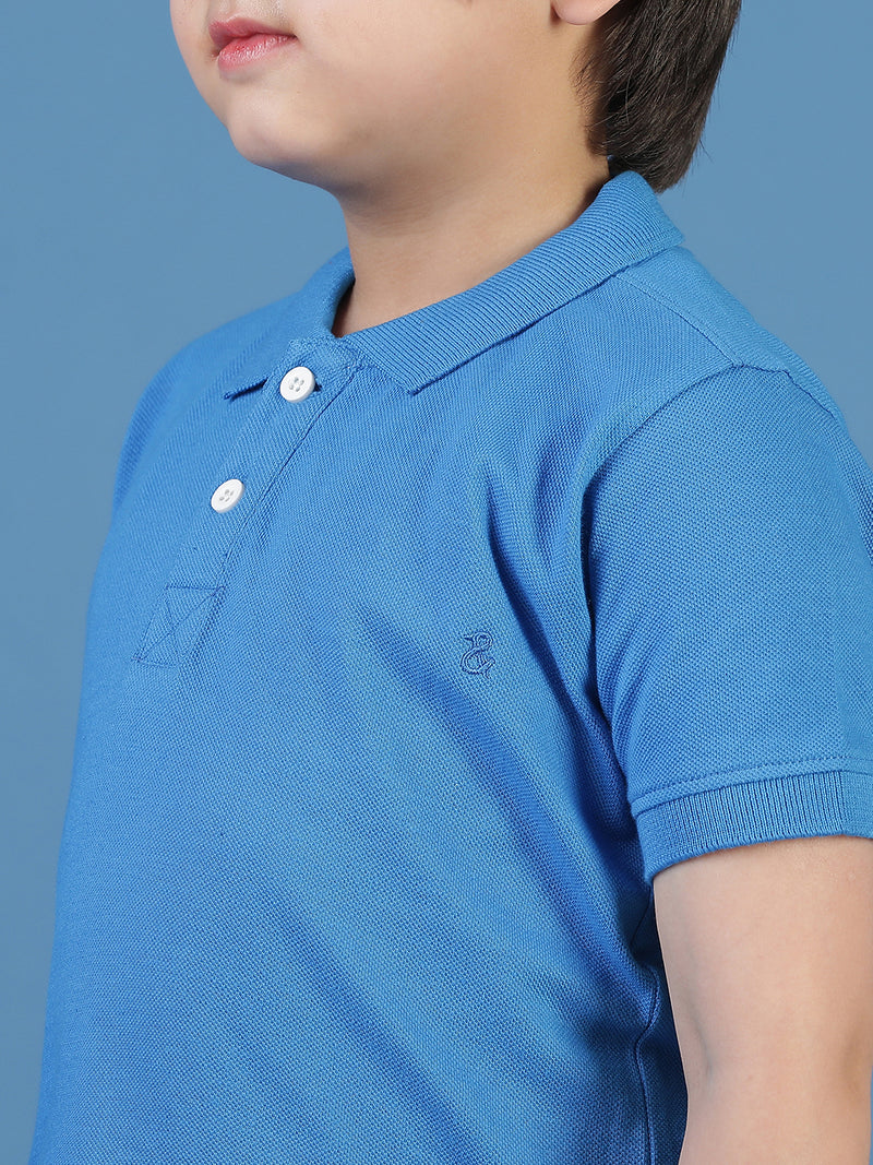 Boys Blue Polo T-Shirt