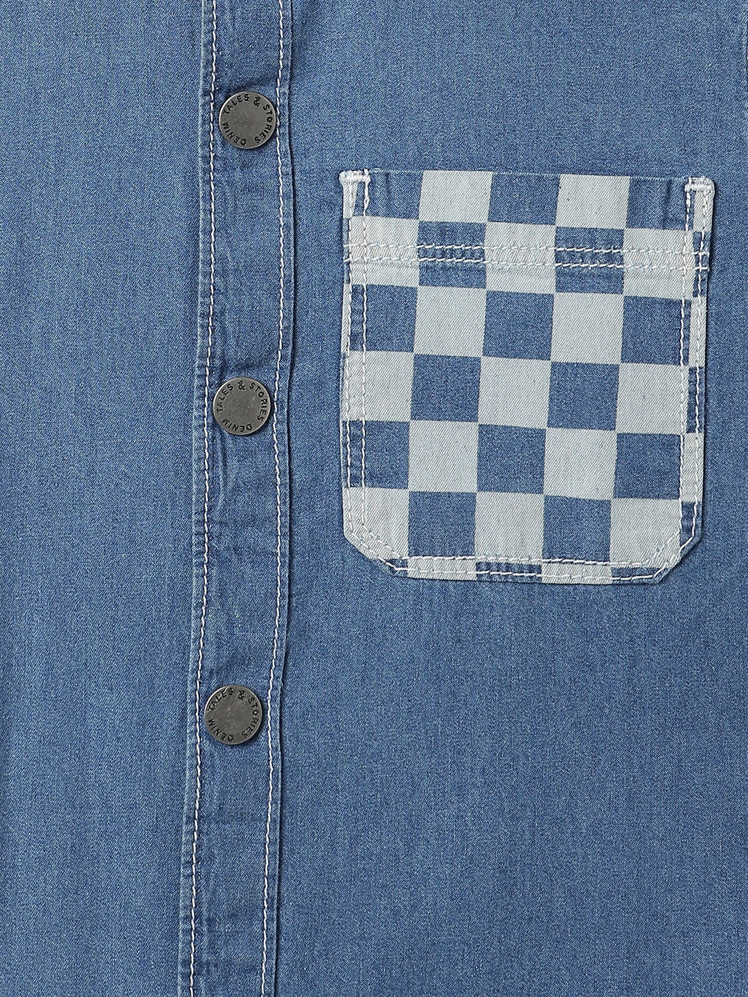 Boys Blue Denim Shacket