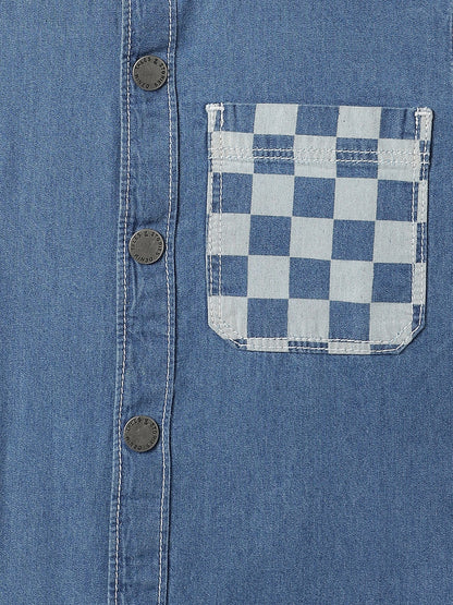 Boys Blue Denim Shacket
