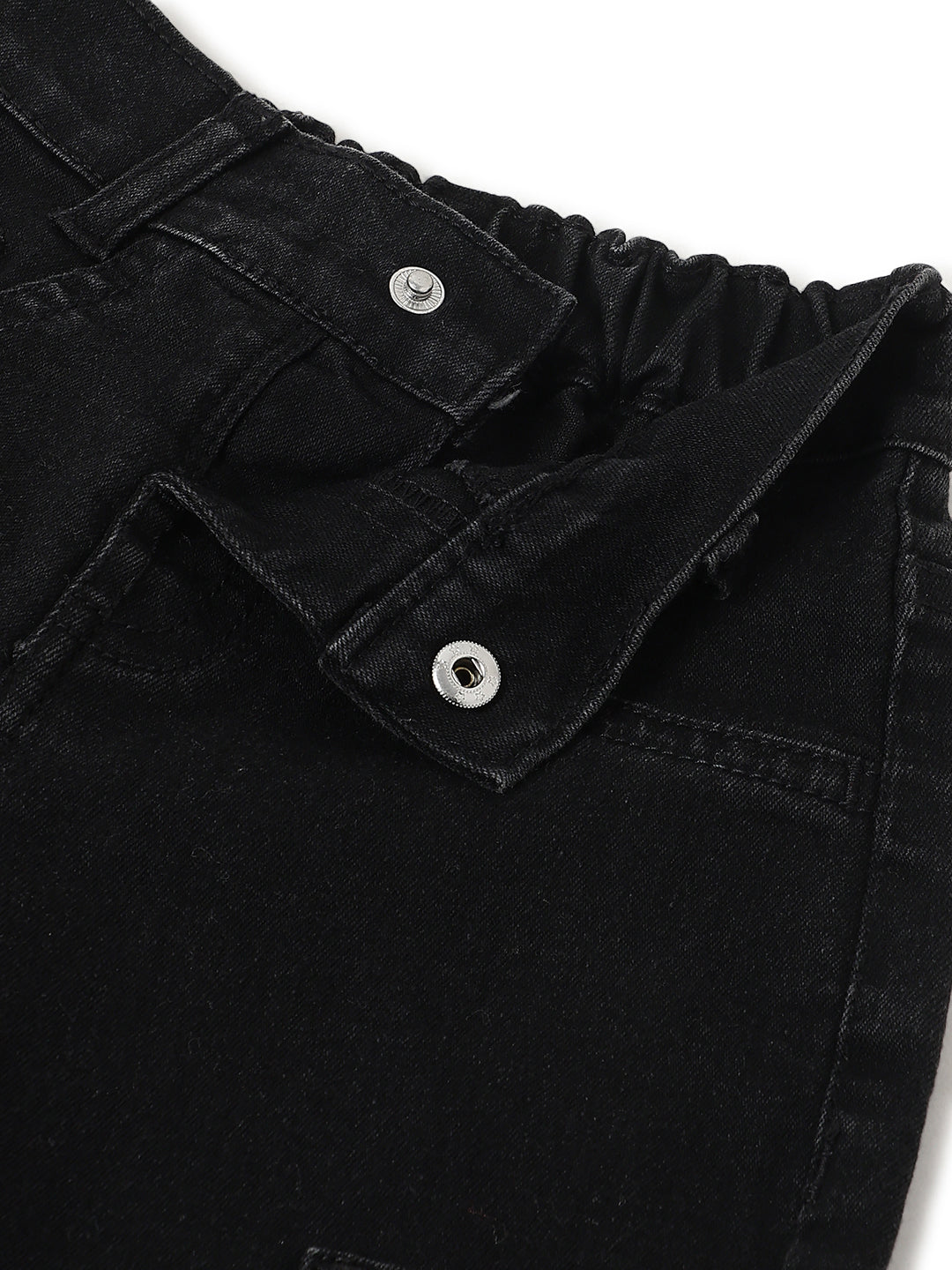 Boys Black Denim Slim Fit Jeans