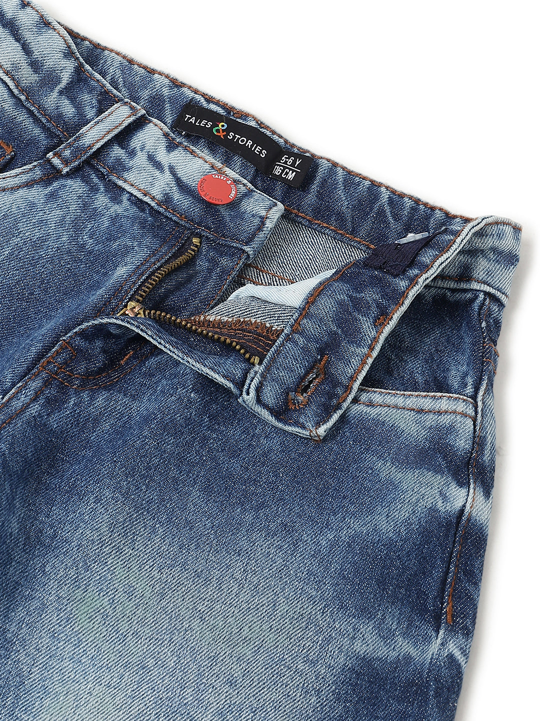 Boys Blue Denim Dad Fit Jeans