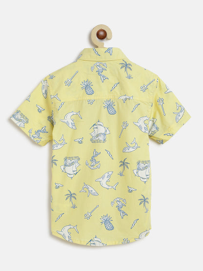Boys Yellow Shirt and Blue Jeans Clothing Set