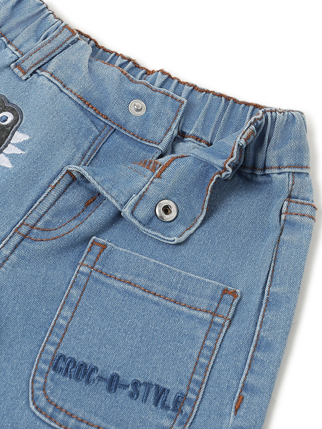 Boys Light Blue Denim Slim Fit Jeans