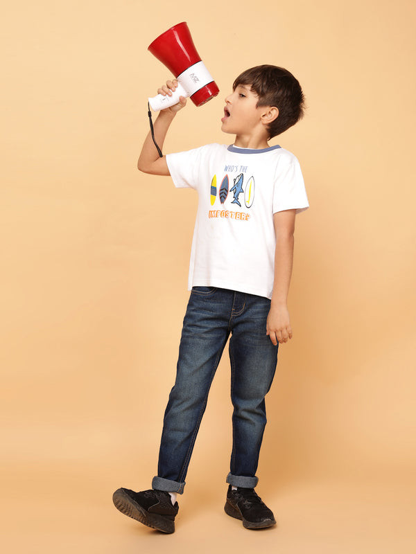 Boys Khakhi Tint Stretchable Denim Jeans