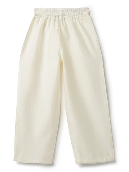 Girls Pink Ethnic Printed Viscose Kurta Set