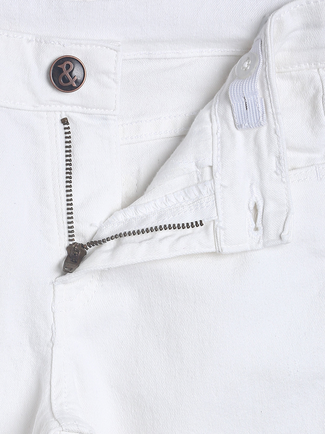 Boys Black & White Denim Slim Fit Stretchable Jeans (Pack of 2)