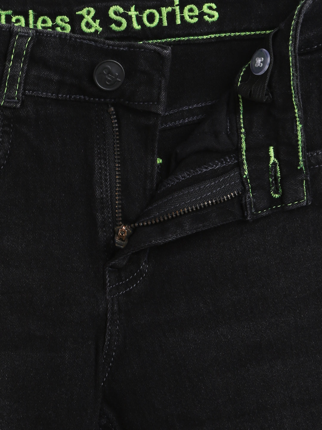Boys Blue & Black Denim Slim Fit Stretchable Jeans (Pack of 2)